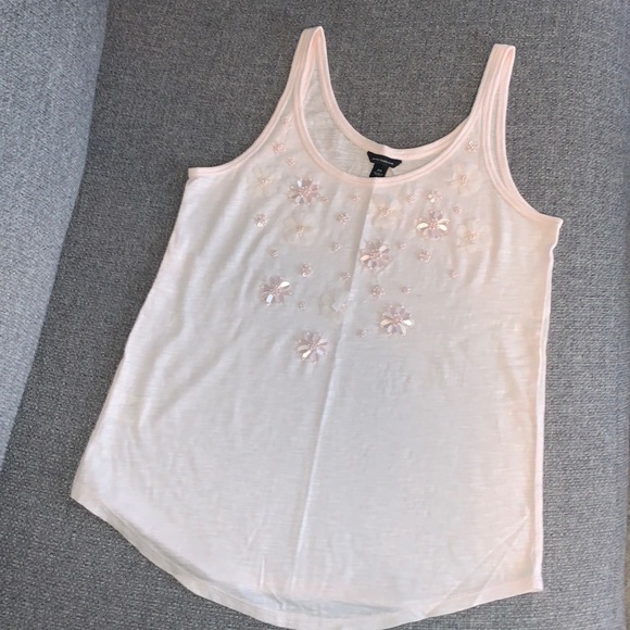Ann Taylor Tops - ANN TAYLOR FLORAL TANK TOP